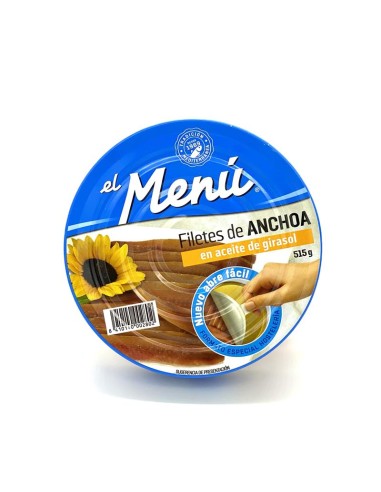 ANCHOAS EL MENU PDTA. 500 GRS
